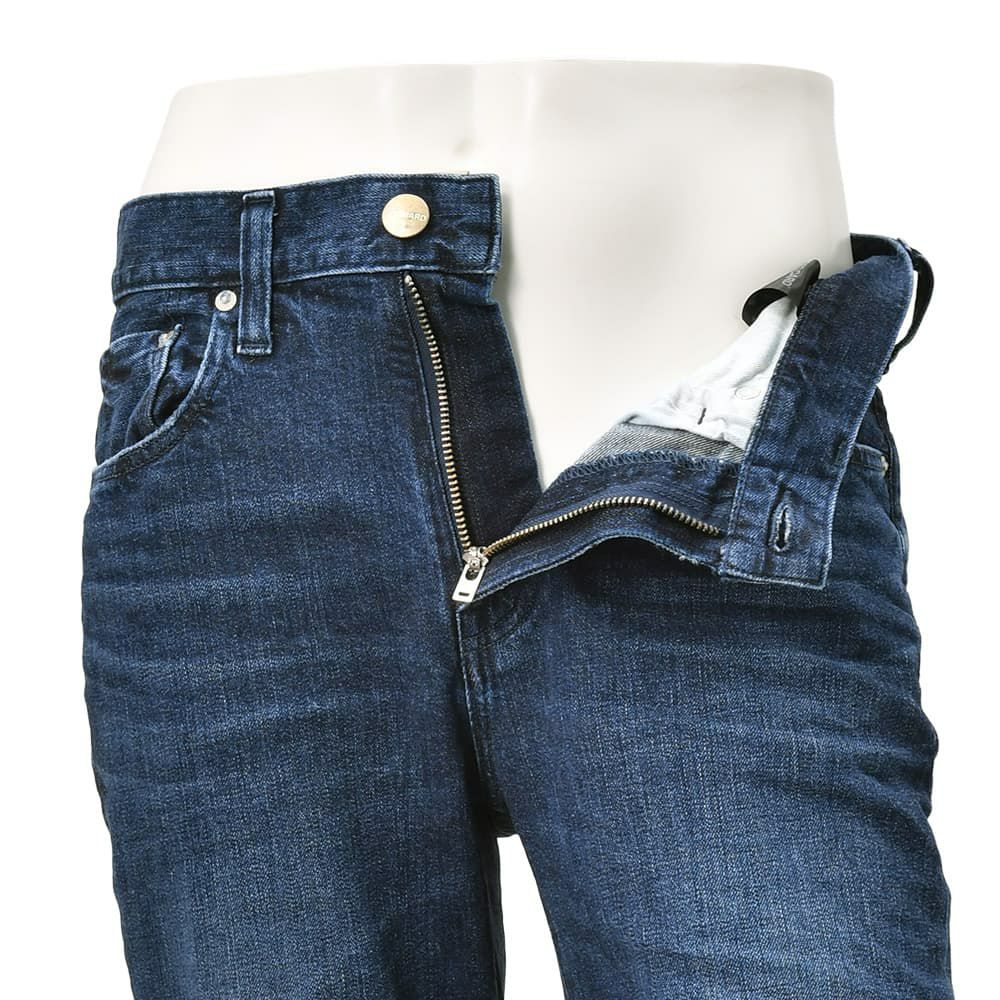 レッドカードトーキョーREDCARDTOKYOデニムパンツメンズストレートジーンズ当店別注モデルRhythmStraightリズムストレートインディゴウォッシュ製品染めオリジナルロゴでらでら公式ブランド