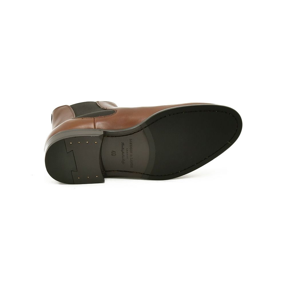 ボードインアンドランジBAUDOIN&LANGEサイドゴアブーツメンズチェルシーブーツWallBootsブラウン茶カーフレザーラバーグリップレザーソール国内正規品でらでら公式ブランド