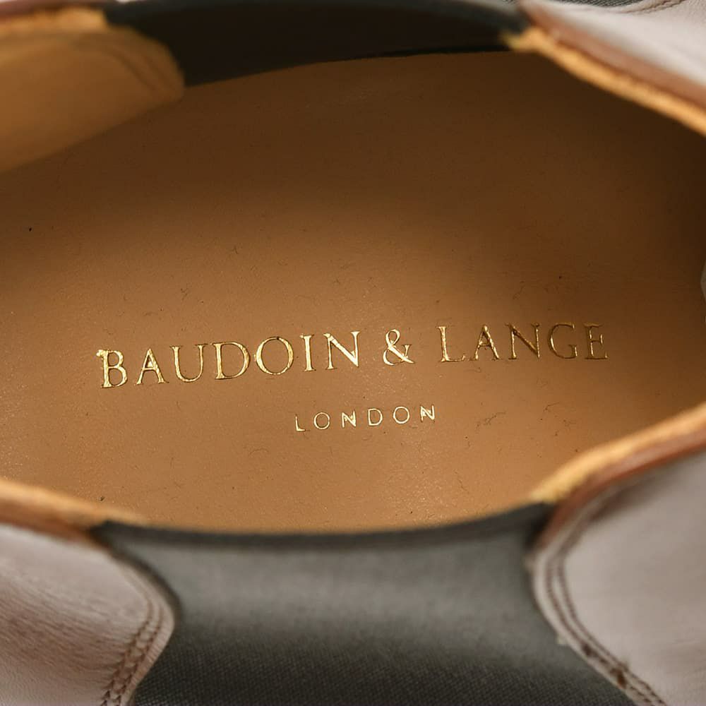 ボードインアンドランジBAUDOIN&LANGEサイドゴアブーツメンズチェルシーブーツWallBootsブラウン茶カーフレザーラバーグリップレザーソール国内正規品でらでら公式ブランド