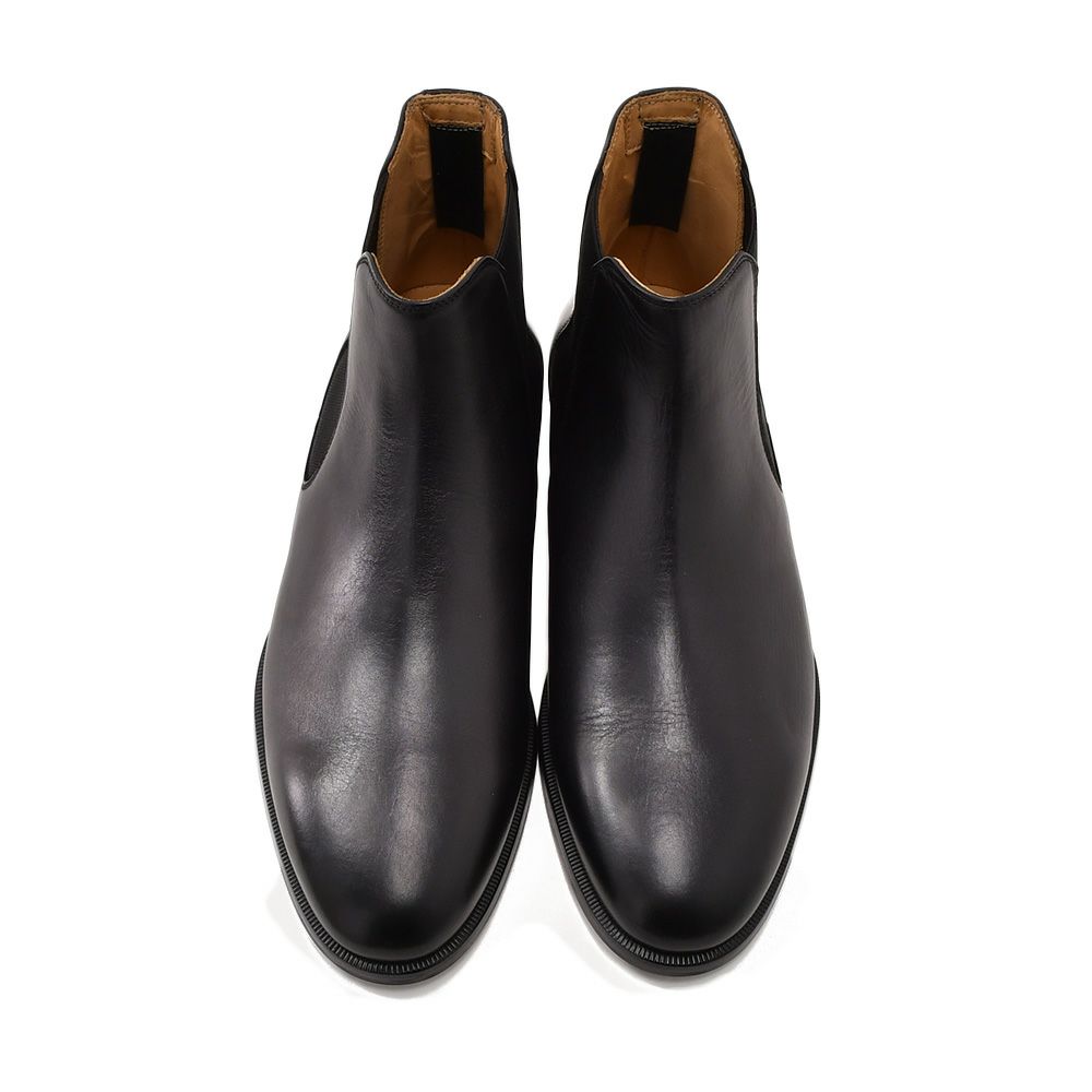 ボードインアンドランジBAUDOIN&LANGEサイドゴアブーツメンズチェルシーブーツWallBootsブラック黒カーフレザーラバーグリップレザーソール国内正規品でらでら公式ブランド