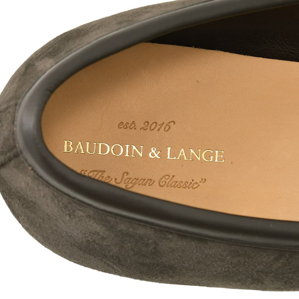 ボードインアンドランジBAUDOIN&LANGEタッセルローファーメンズベルジャンシューズSaganモデルClassicTasselsグレースエードレザーラバーソール国内正規品でらでら公式ブランド