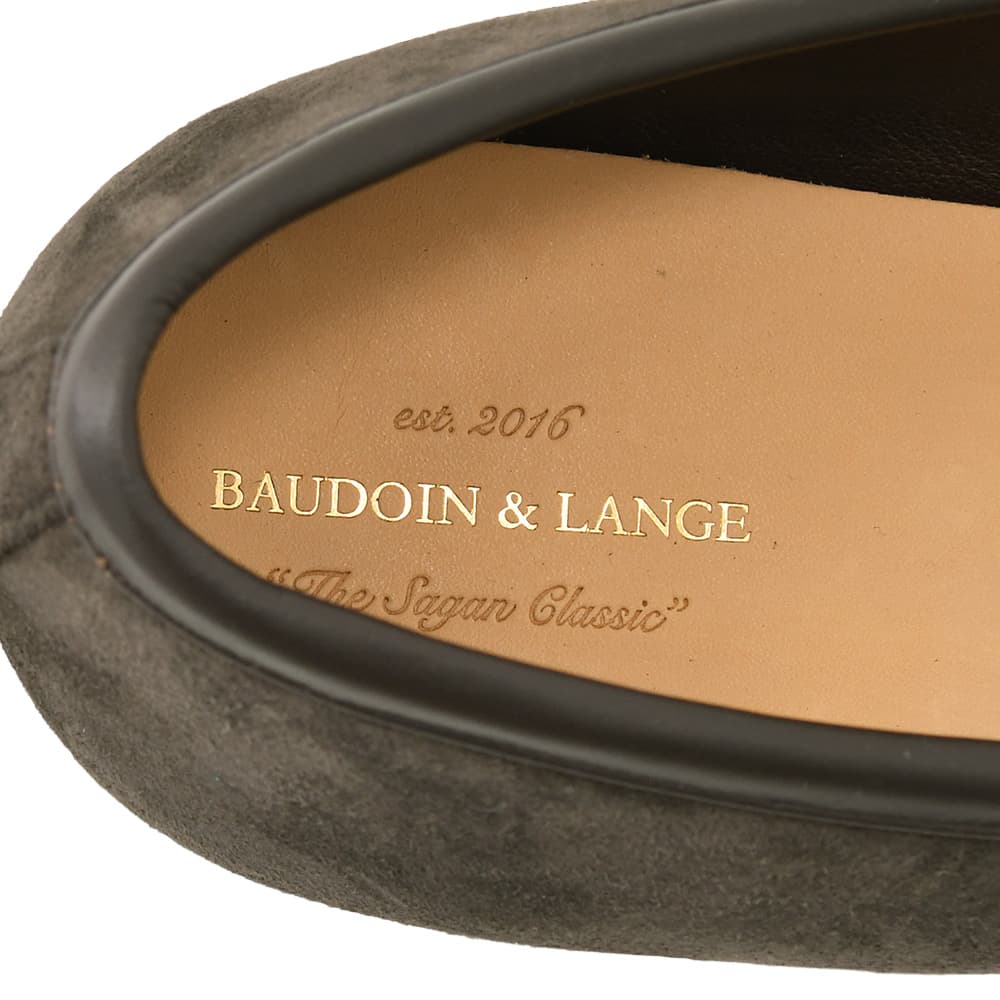 ボードインアンドランジBAUDOIN&LANGEタッセルローファーメンズベルジャンシューズSaganモデルClassicTasselsグレースエードレザーラバーソール国内正規品でらでら公式ブランド