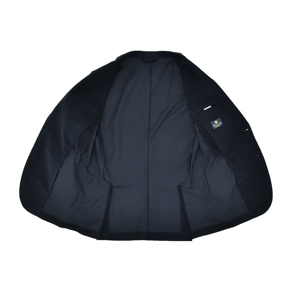 ジャンネットGIANNETTOシャツジャケットメンズCORALLOコラッロシリーズ細畝コーデュロイ生地ネイビー紺シングル2つ釦背抜き仕様イタリア製国内正規品でらでら公式ブランド