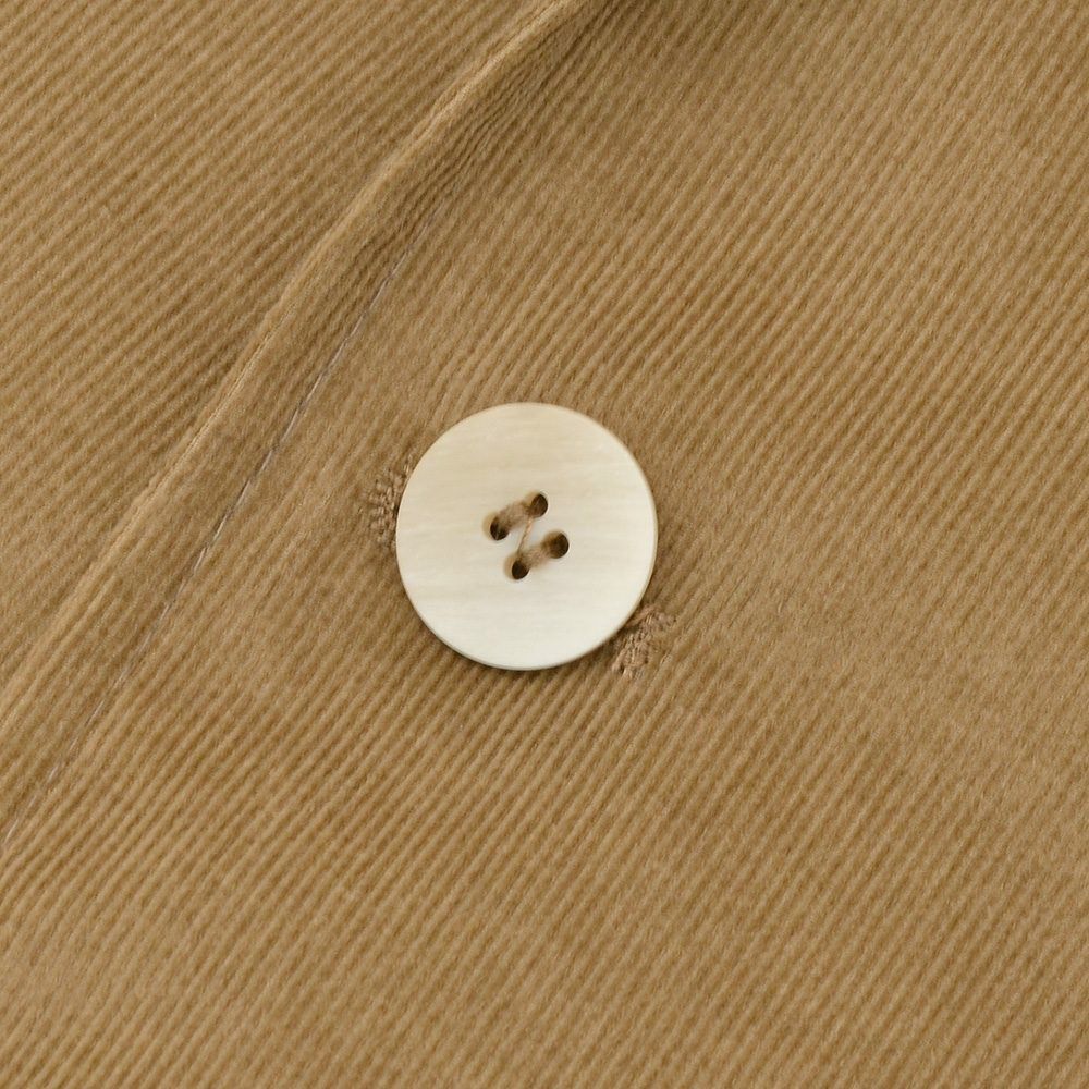 ジャンネットGIANNETTOシャツジャケットメンズCORALLOコラッロシリーズ細畝コーデュロイ生地ブラウン茶シングル2つ釦背抜き仕様イタリア製国内正規品でらでら公式ブランド