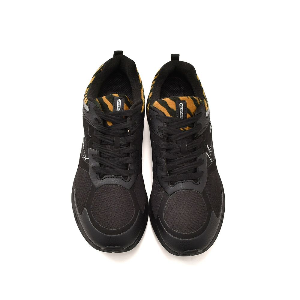 モイスルー360MOISTHROUGH360防水スニーカーメンズVENTIRISZBヴェンティリスリサイクルメッシュ素材ゼブラ柄ブラック×ゴールド通気防水機能搭載レースアップシューズでらでら公式ブランド