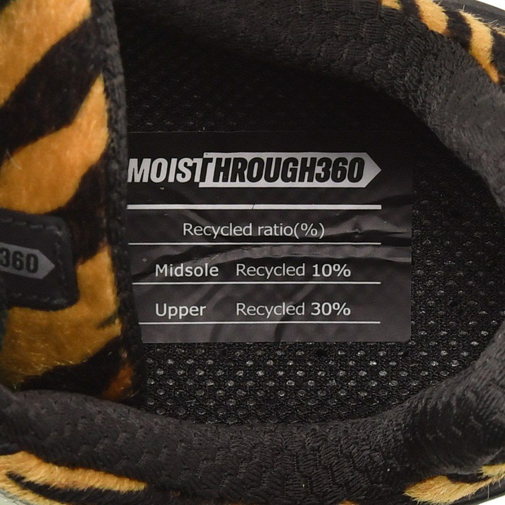 モイスルー360MOISTHROUGH360防水スニーカーメンズVENTIRISZBヴェンティリスリサイクルメッシュ素材ゼブラ柄ブラック×ゴールド通気防水機能搭載レースアップシューズでらでら公式ブランド