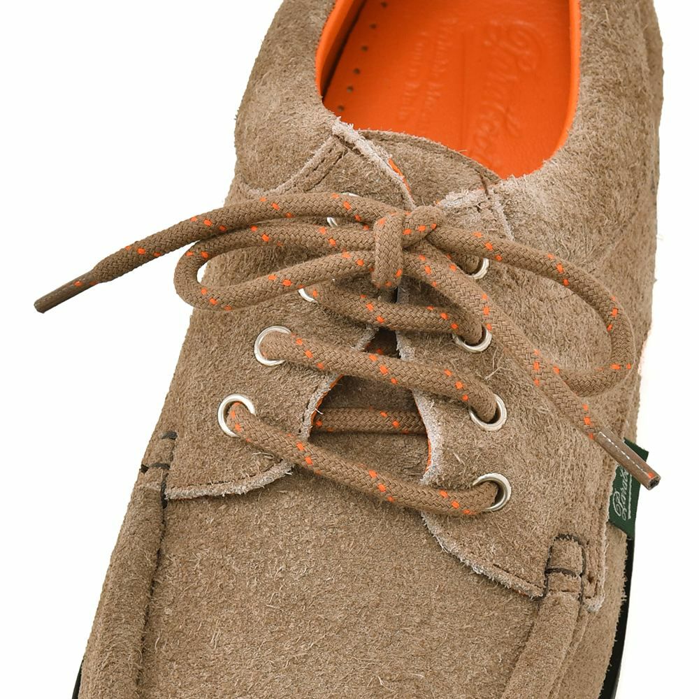 パラブーツPARABOOTUチップシューズメンズモカシンTHIERSティエールカーフスエードグレージュJANNUSOLEジャンヌソールレースアップシューズ国内正規品でらでら公式ブランド