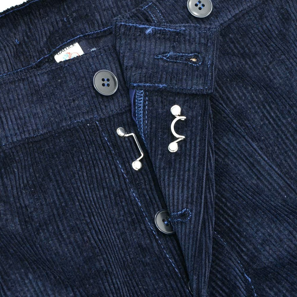 ルトラヴァイユールガリスLETRAVAILLEURGALLICEワークパンツメンズコーデュロイパンツLEPANTALONコットンリネンネイビー紺バックアジャスタールーズシルエット国内正規品でらでら公式ブランド
