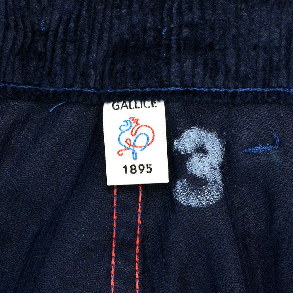 ルトラヴァイユールガリスLETRAVAILLEURGALLICEワークパンツメンズコーデュロイパンツLEPANTALONコットンリネンネイビー紺バックアジャスタールーズシルエット国内正規品でらでら公式ブランド
