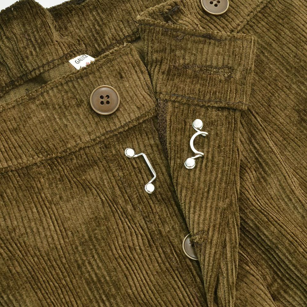 ルトラヴァイユールガリスLETRAVAILLEURGALLICEワークパンツメンズコーデュロイパンツLEPANTALONコットンリネンブラウン茶バックアジャスタールーズシルエット国内正規品でらでら公式ブランド