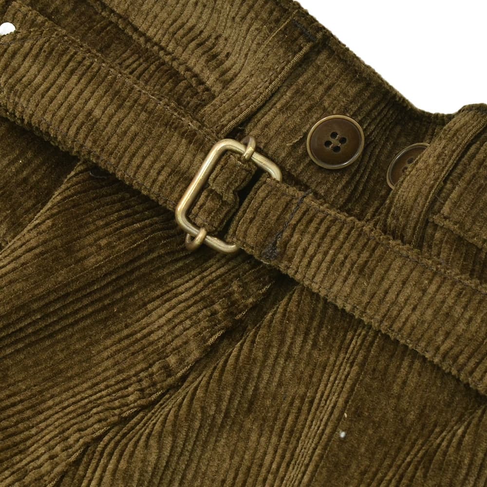 ルトラヴァイユールガリスLETRAVAILLEURGALLICEワークパンツメンズコーデュロイパンツLEPANTALONコットンリネンブラウン茶バックアジャスタールーズシルエット国内正規品でらでら公式ブランド