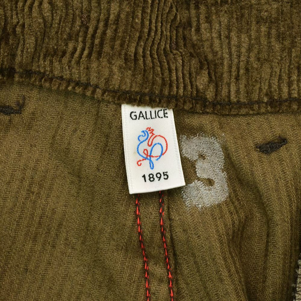 ルトラヴァイユールガリスLETRAVAILLEURGALLICEワークパンツメンズコーデュロイパンツLEPANTALONコットンリネンブラウン茶バックアジャスタールーズシルエット国内正規品でらでら公式ブランド