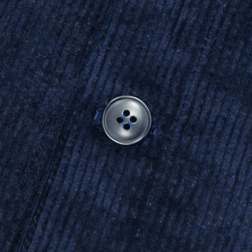 ルトラヴァイユールガリスLETRAVAILLEURGALLICEワークジャケットメンズコーデュロイブルゾンLEBLOUSONRAIEコットンリネンネイビー紺ラグランスリーブ裾アジャスター国内正規品でらでら公式ブランド