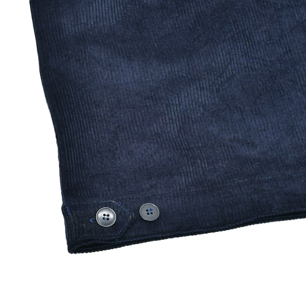 ルトラヴァイユールガリスLETRAVAILLEURGALLICEワークジャケットメンズコーデュロイブルゾンLEBLOUSONRAIEコットンリネンネイビー紺ラグランスリーブ裾アジャスター国内正規品でらでら公式ブランド