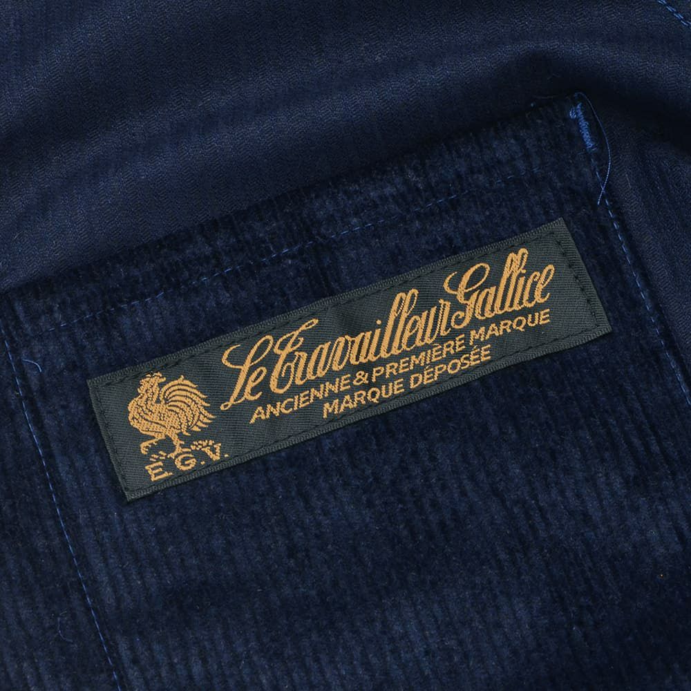 ルトラヴァイユールガリスLETRAVAILLEURGALLICEワークジャケットメンズコーデュロイブルゾンLEBLOUSONRAIEコットンリネンネイビー紺ラグランスリーブ裾アジャスター国内正規品でらでら公式ブランド