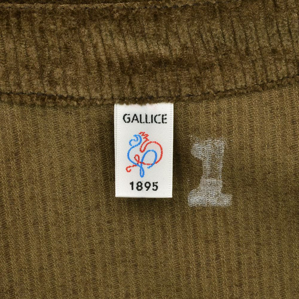 ルトラヴァイユールガリスLETRAVAILLEURGALLICEワークジャケットメンズコーデュロイブルゾンLEBLOUSONRAIEコットンリネンブラウン茶ラグランスリーブ裾アジャスター国内正規品でらでら公式ブランド