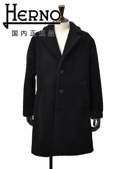 ヘルノ HERNO ボアチェスターコート メンズ エコファーアウター