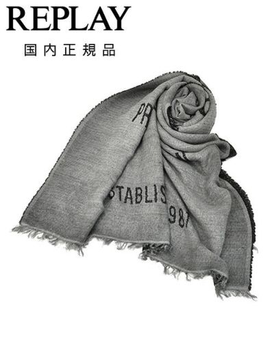 ヌメロ ヴェントゥーノ N°21 マフラー メンズ ウールナイロン ブラック