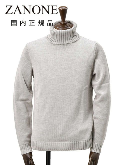 ザノーネ ZANONE タートルネックニット メンズ ミドルゲージセーター
