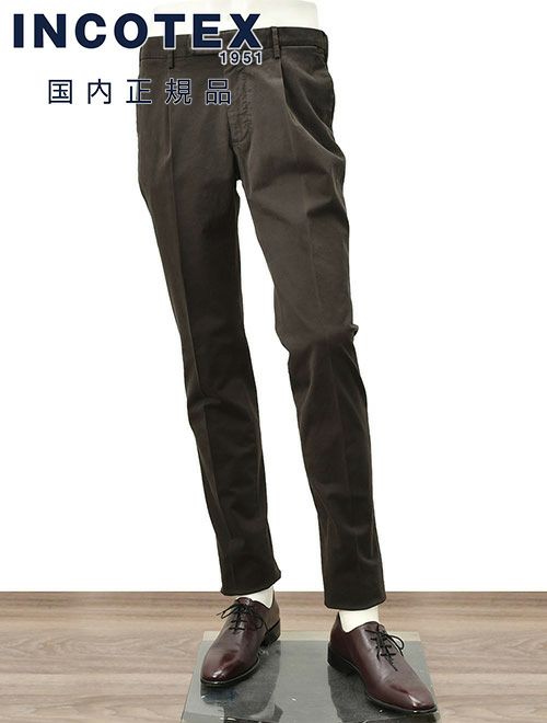 インコテックス INCOTEX スラックス メンズ ウールパンツ 35型 ウール