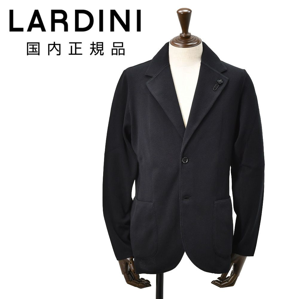 ラルディーニ LARDINI ニットジャケット メンズ 2つ釦シングルフロント
