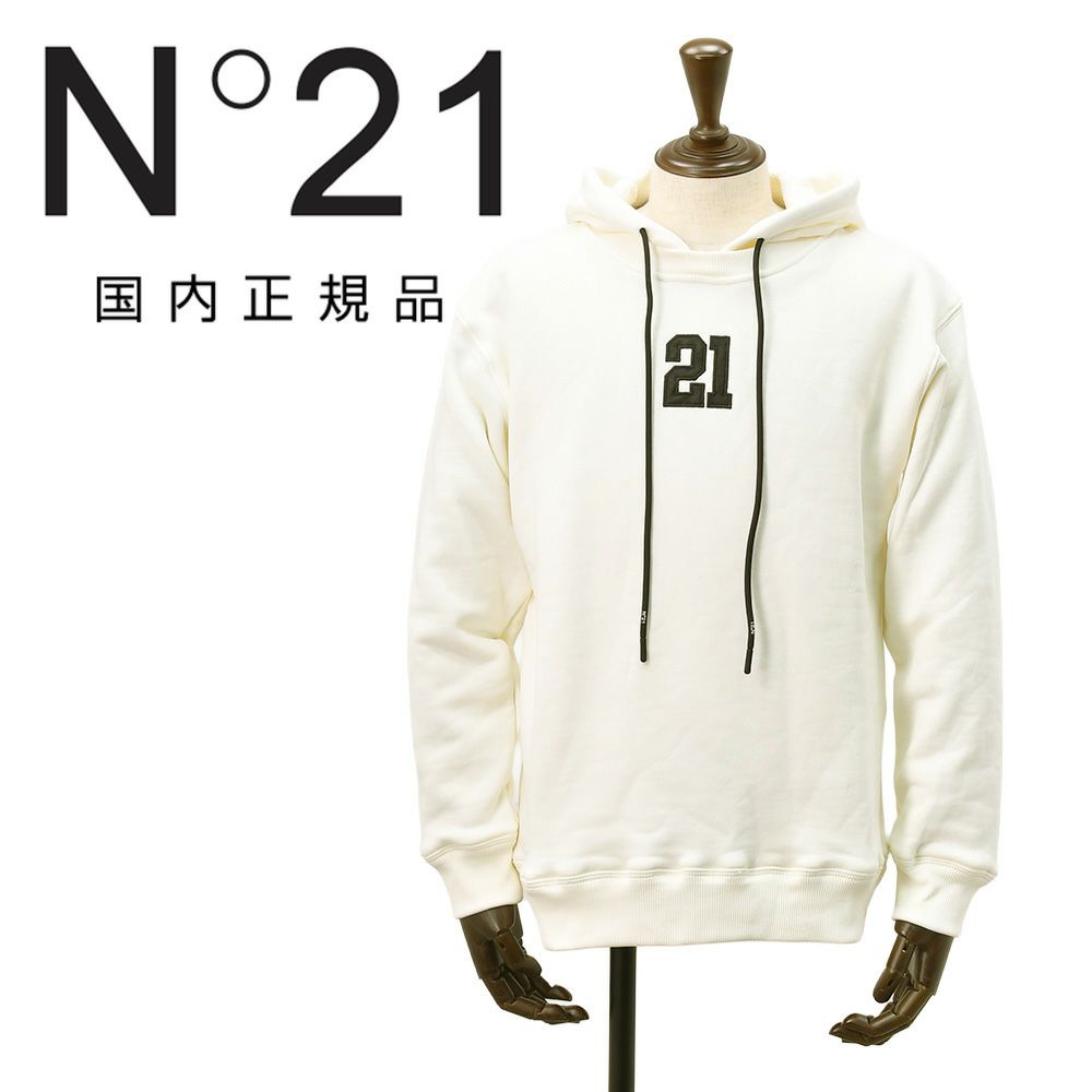 ヌメロ ヴェントゥーノ N°21 プルオーバーパーカー メンズ フーディー